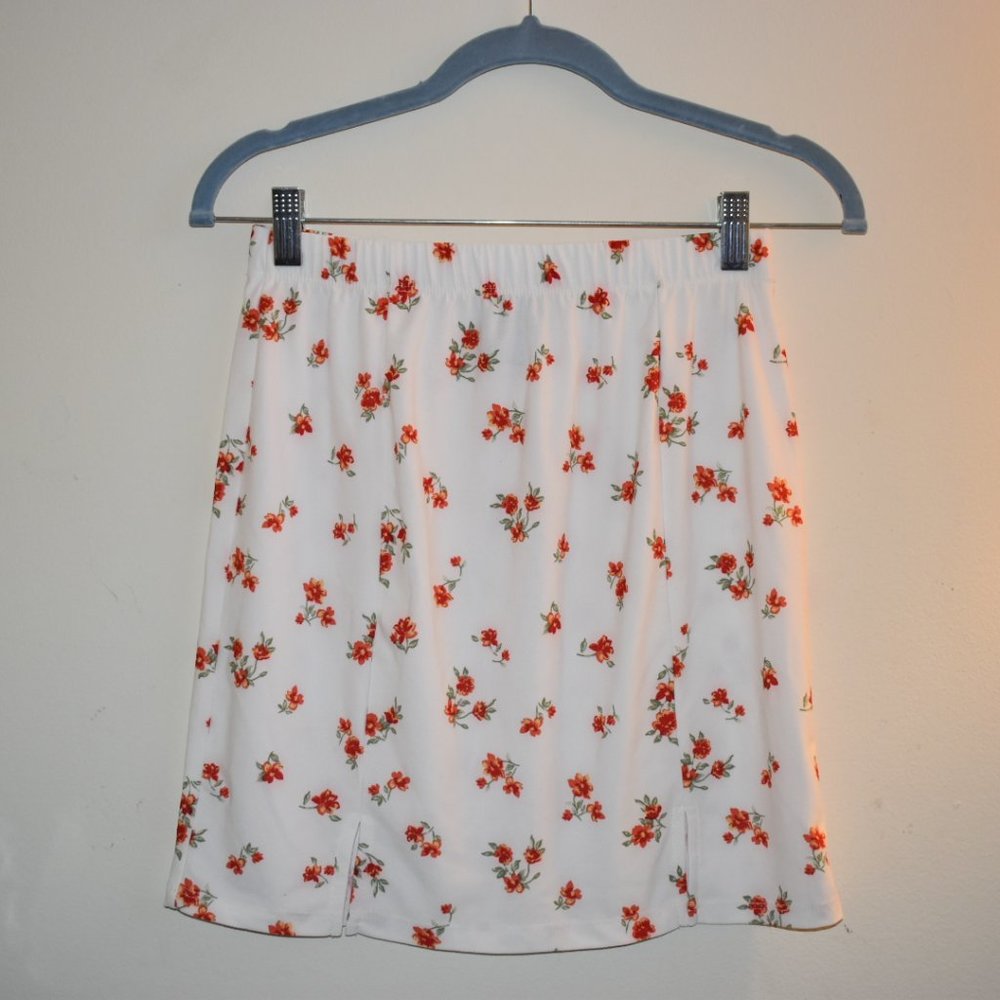 Floral Mini Skirt